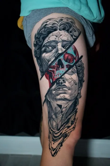 Custom tattoo by Master Tattoo Studio, Tampa
