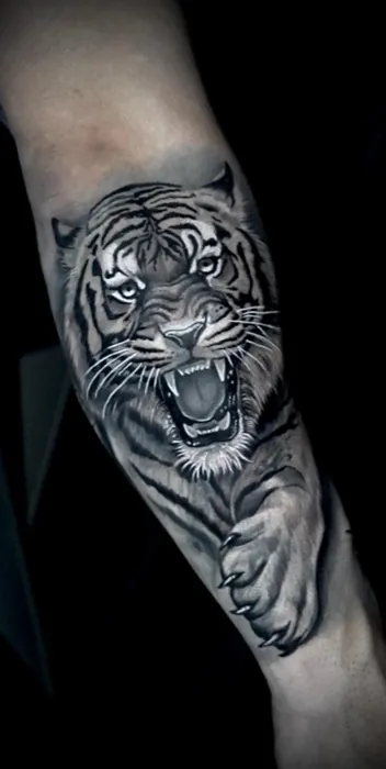 Custom tattoo by Master Tattoo Studio, Tampa